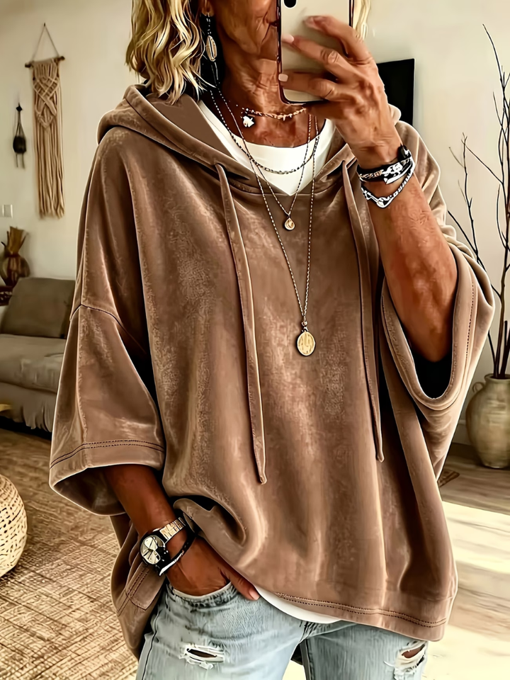 CATHARINA™ | LUXE VELOURS OVERSIZED HOODIE