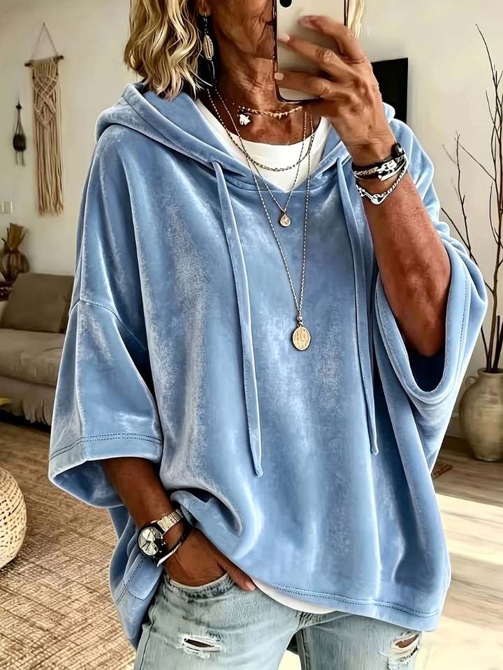 CATHARINA™ | LUXE VELOURS OVERSIZED HOODIE