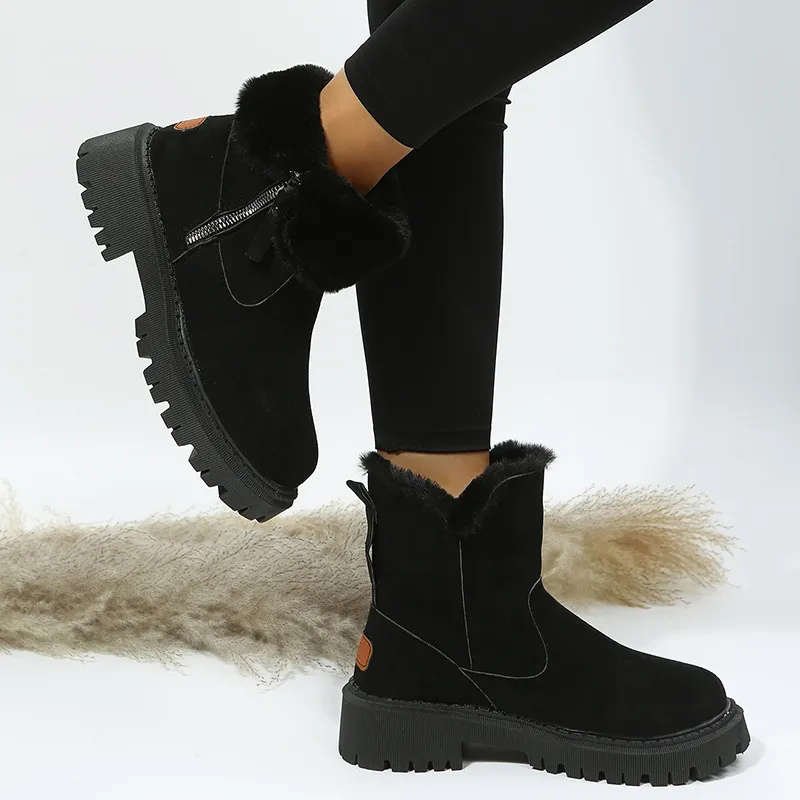 Liesbeth™ winterlaarzen – Zwart