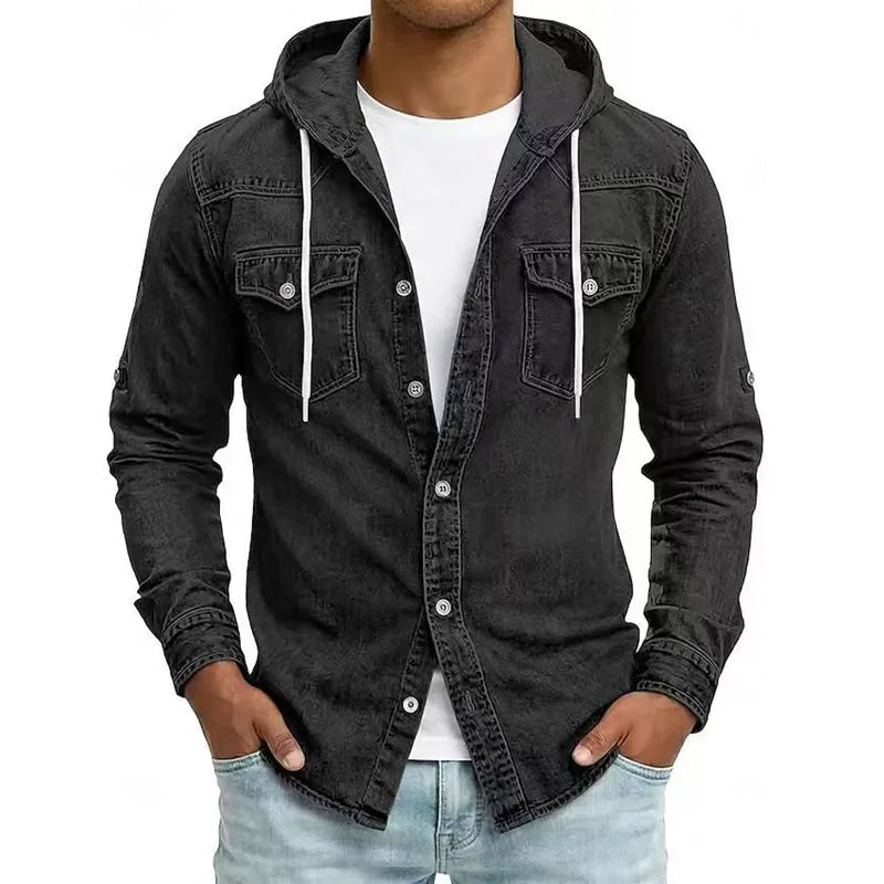 Thijs™ casual denim overhemd voor heren