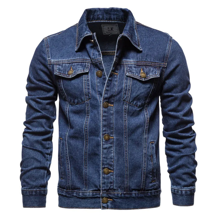 Ruben™ vintage spijkerjack voor heren – Blauw