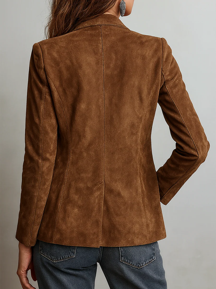 Marleen™ Vintage bruine blazer