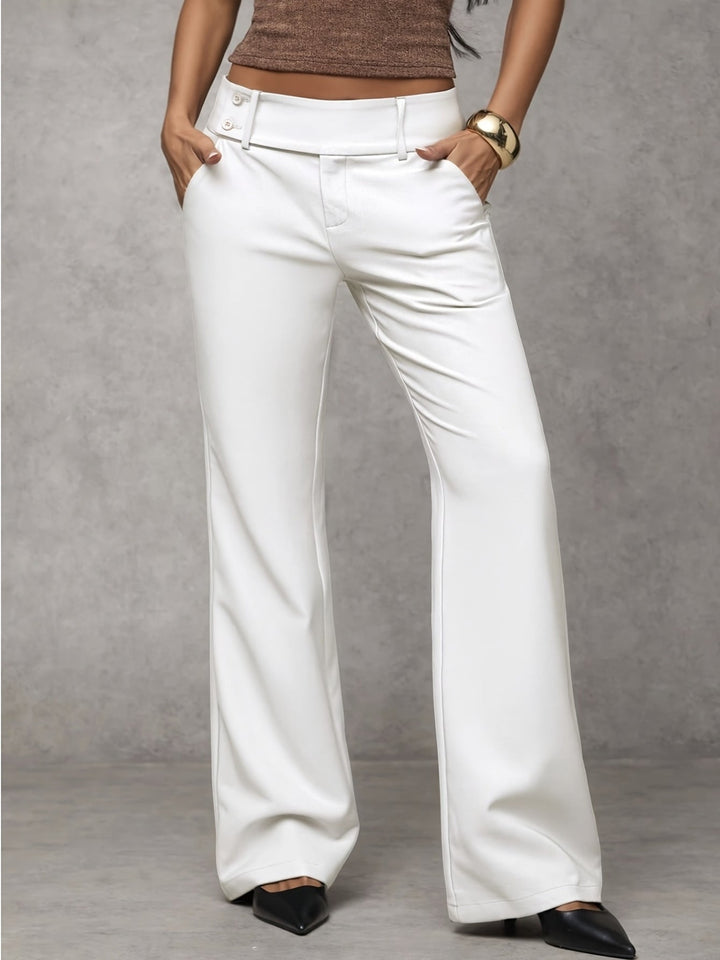 Roos™ wijde broek – Wit