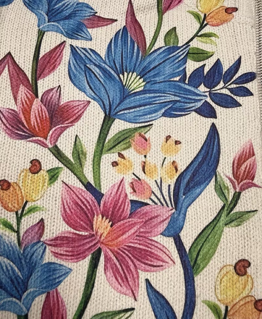 Petra™ | Vest met botanische tuinprint